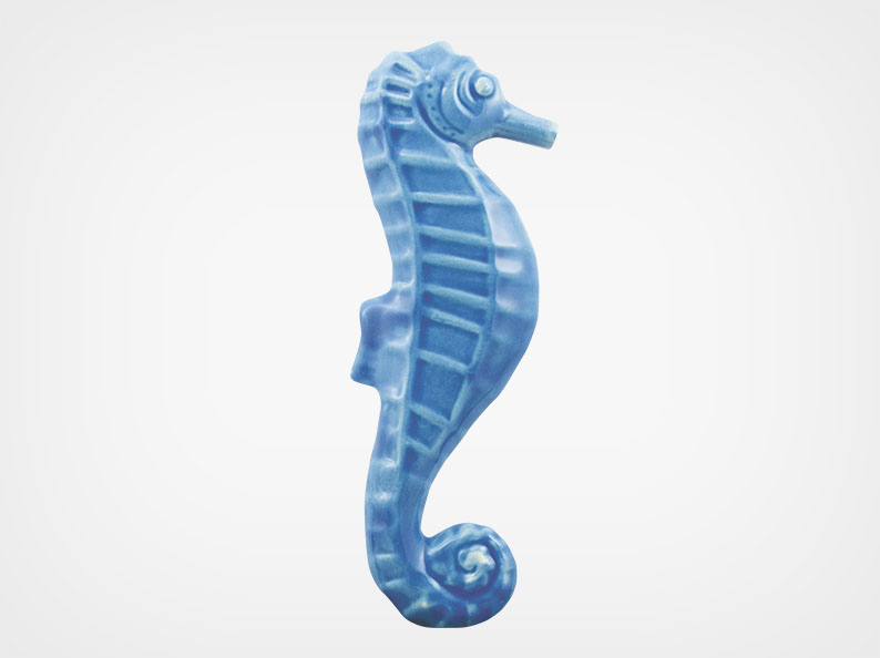 Seahorse – Blue – 2×5