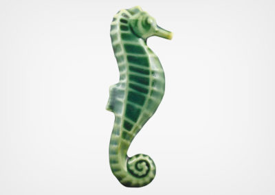 Seahorse – Teal – 2×5