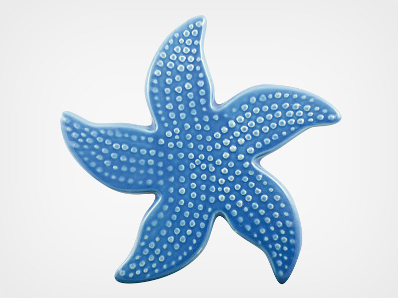 Starfish Spotted – Blue – 5×5
