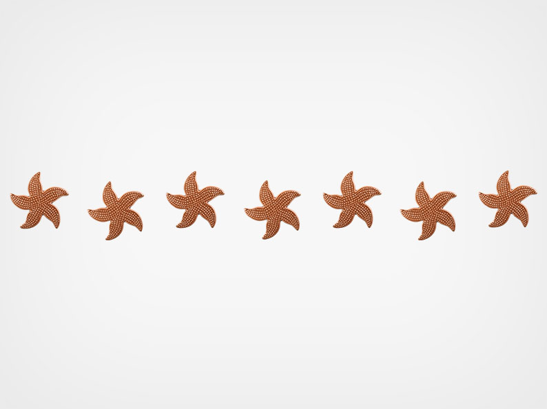 Spotted Starfish – Step Markers – Brown – 24×3