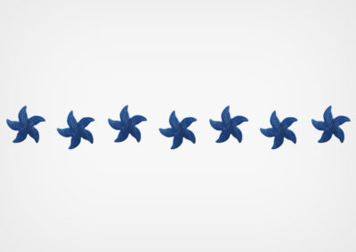 Spotted Starfish – Step Markers – Royal Blue – 24×3