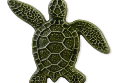 Turtle Left Up – Green – 5×5
