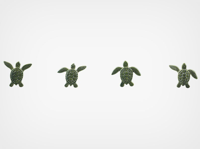 Turtle – Step Marker – Green – 24×3