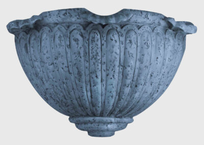 Scalloped Sconce-Blue