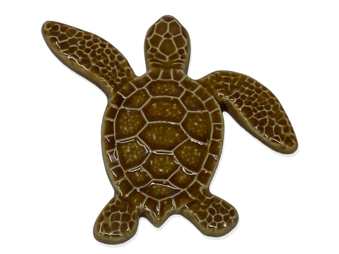 Turtle Left Up – Brown – 5×5